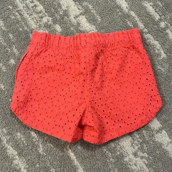 Cat & Jack Coral Eyelet Shorts - Picture 3 of 3